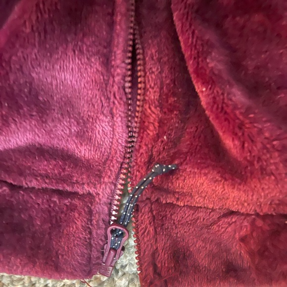Columbia Maroon Fleece Jacket - Picture 3 of 6